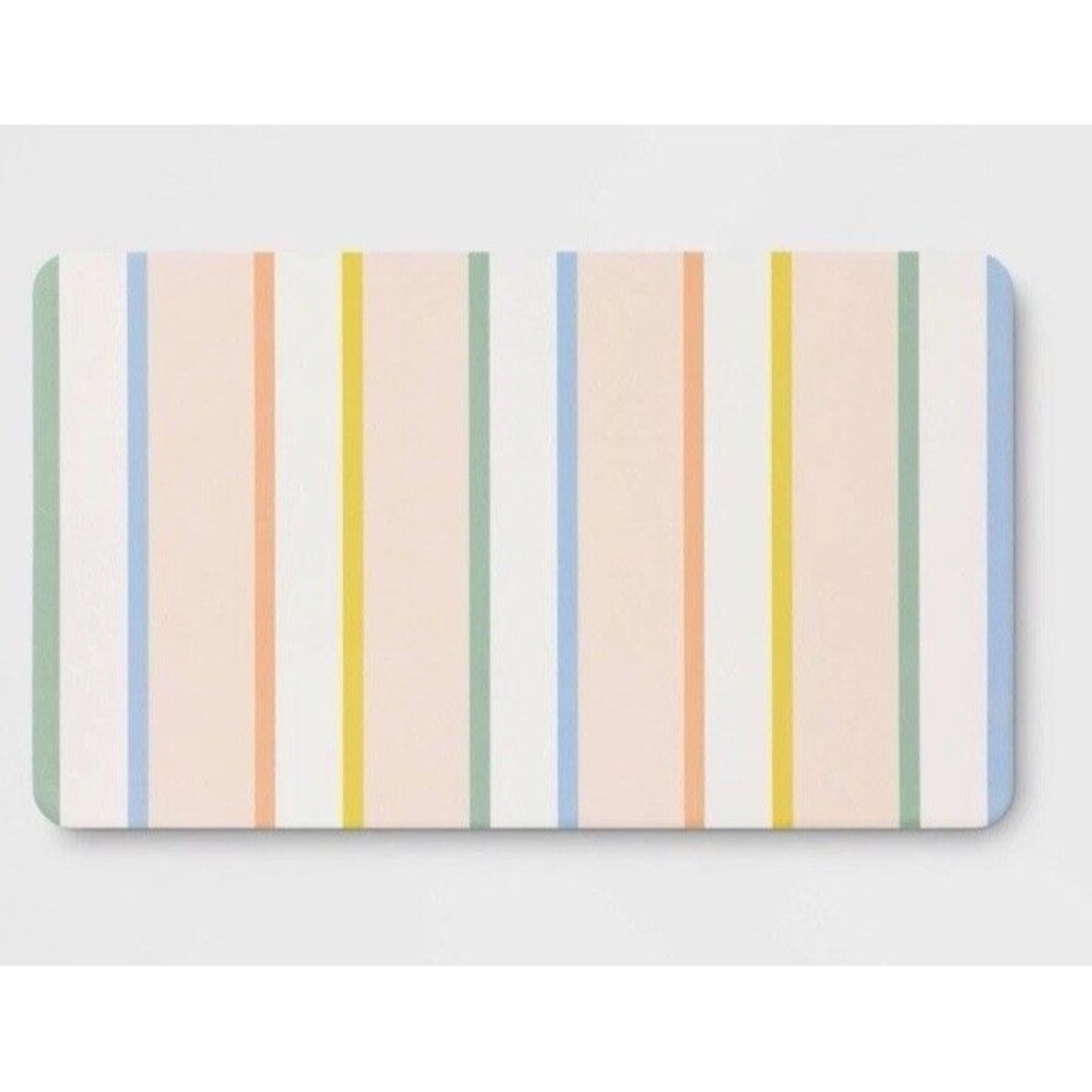 Room Essentials 2 Pack Rectangle Striped Kitchen Rug